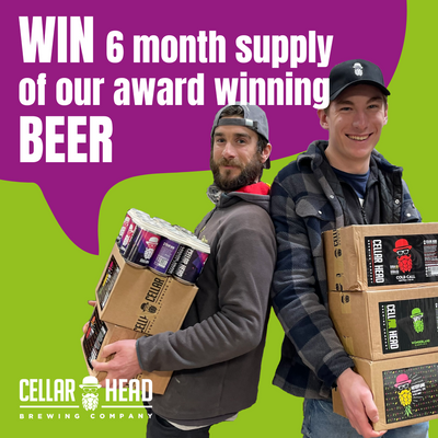 Win a 6-month supply of beer!
